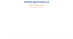 Desktop Screenshot of giocasa.it